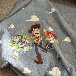 Pottery Barn Kids Blue Toy Story Quilt